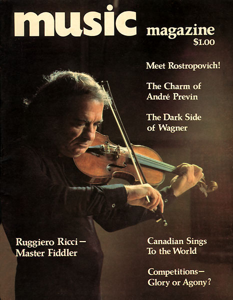 Ruggiero Ricci, master fiddler
