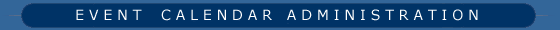 Event calenday - administer information in calendar