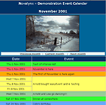 Enhanced event calendar - view calendar